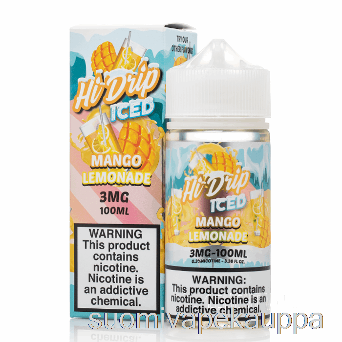 Vape Suomi Iced Mango Limonadi - Hi-drip E-nesteet - 100ml 0mg